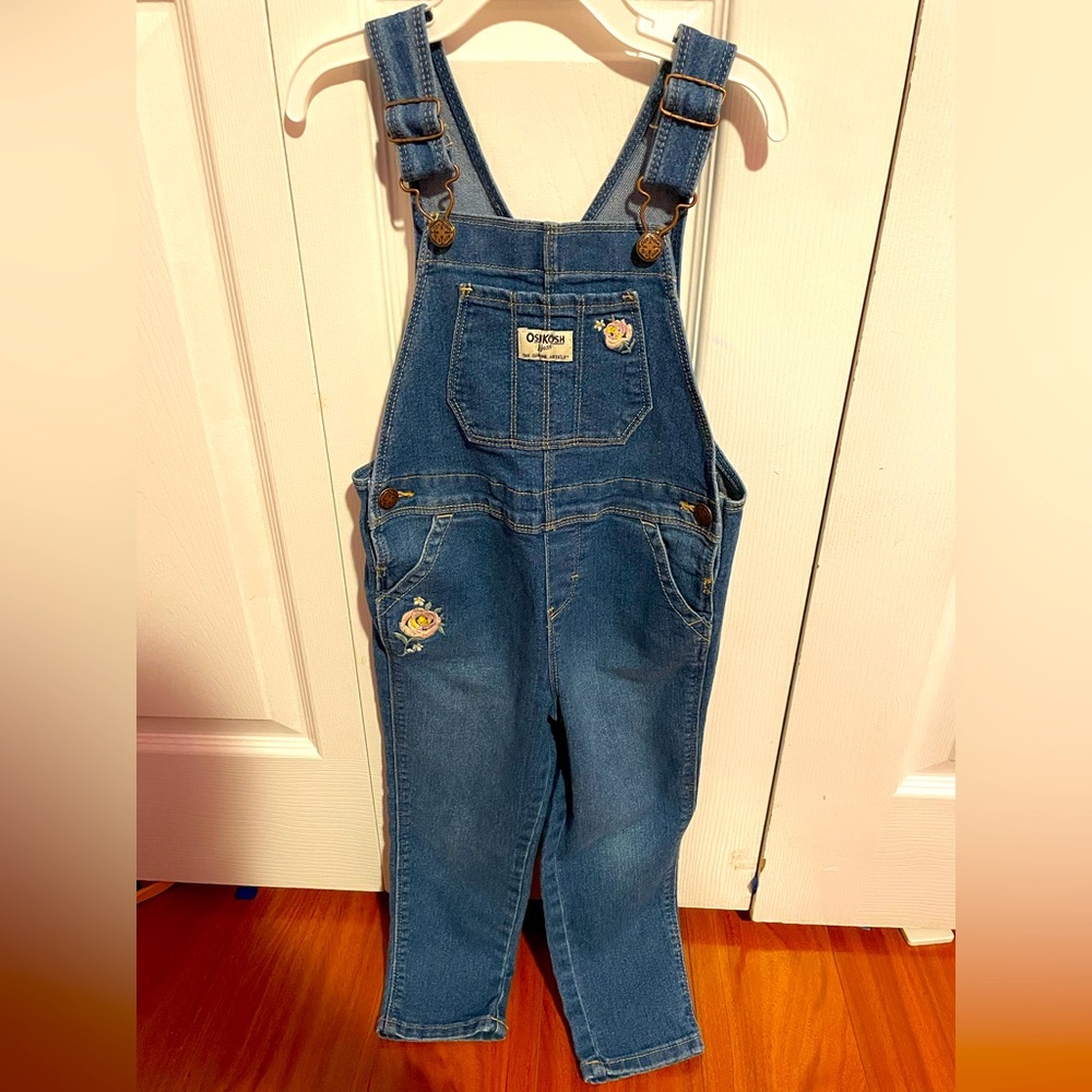 OshKosh Toddler Girl Overalls, 4T